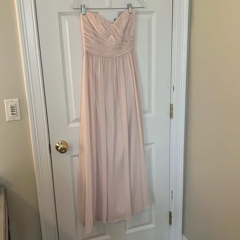 Blush pink bridesmaid dress, never worn!